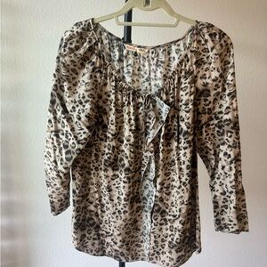 Rebecca Taylor Cheetah Blouse